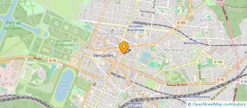 localisation de l'entreprise BANDERILLAS à VERSAILLES