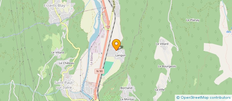 localisation de l'entreprise BANDIERA-LESUEUR INDIVISION  LA BATHIE