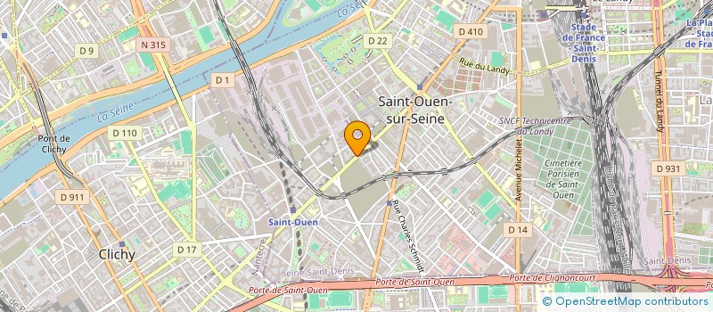 localisation de l'entreprise BANDIT'S FAMILY à SAINT-OUEN-SUR-SEINE