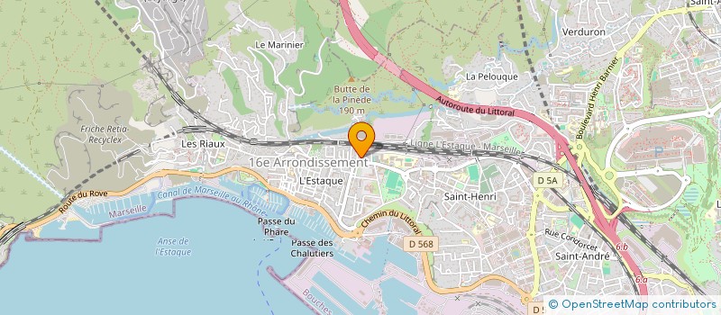 localisation de l'entreprise BANDITAS à MARSEILLE 16