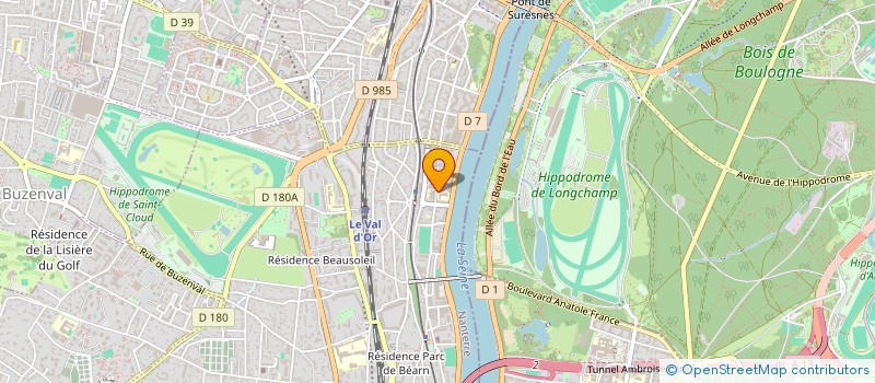 localisation de l'entreprise BANDITS ON LINE  SAINT-CLOUD