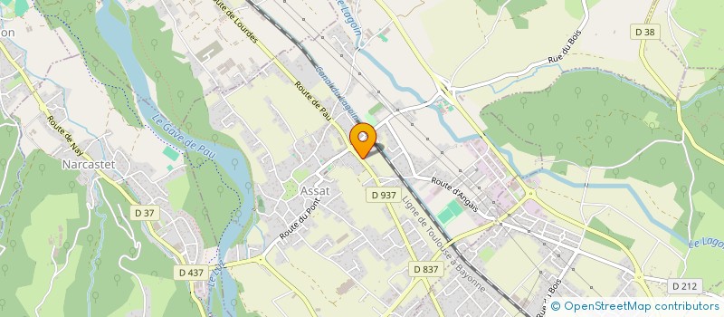 localisation de l'entreprise BANDJO  ASSAT