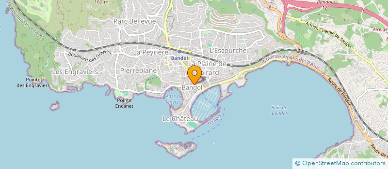 localisation de l'entreprise BANDOL A VOTRE SERVICE à BANDOL