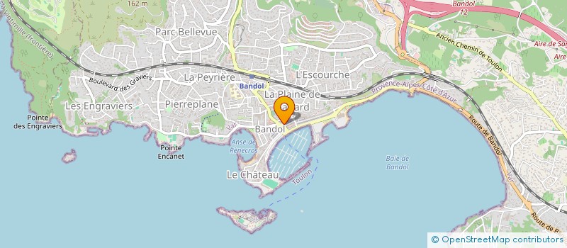 localisation de l'entreprise BANDOL BARBER  BANDOL