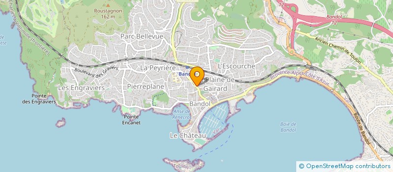 localisation de l'entreprise BANDOL MENUISERIE  BANDOL