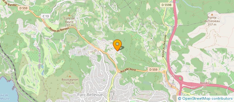 localisation de l'entreprise BANDOL MULTI SERVICES  LE BEAUSSET