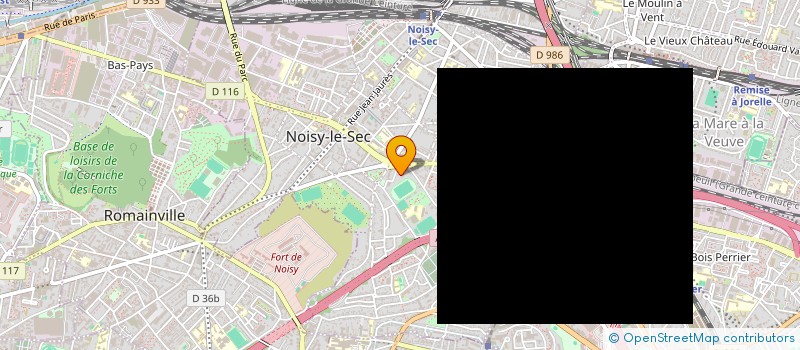 localisation de l'entreprise BANE BTP à NOISY-LE-SEC