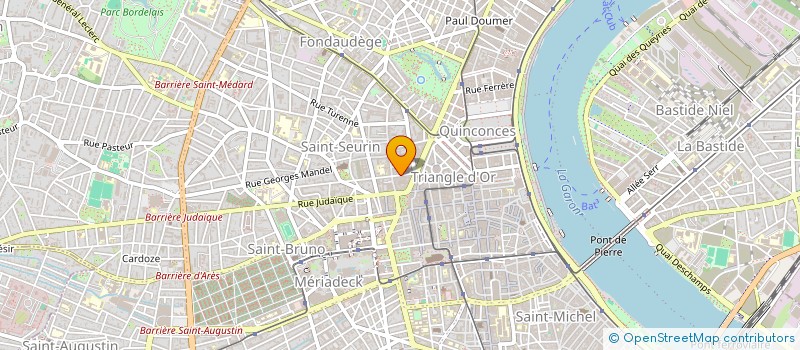 localisation de l'entreprise BANES à BORDEAUX
