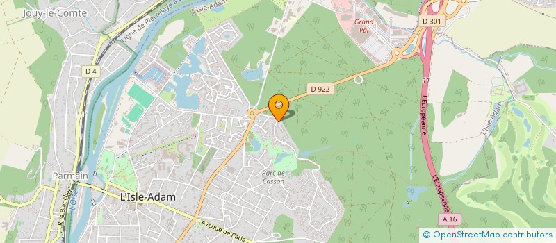 localisation de l'entreprise BANESTATE  L'ISLE-ADAM