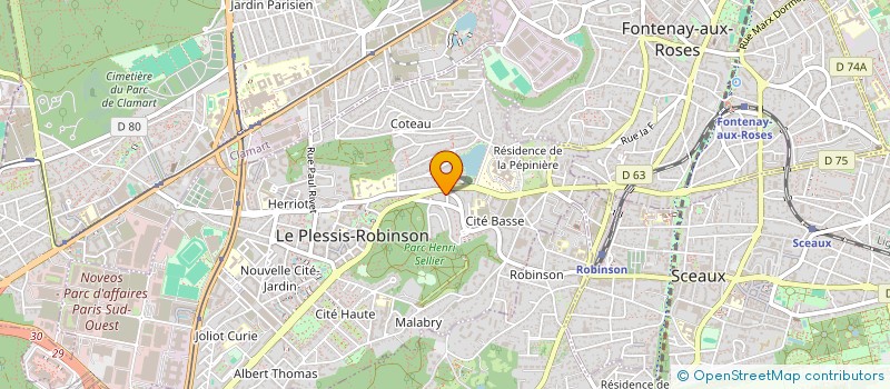 localisation de l'entreprise BANFINTECH à LE PLESSIS-ROBINSON