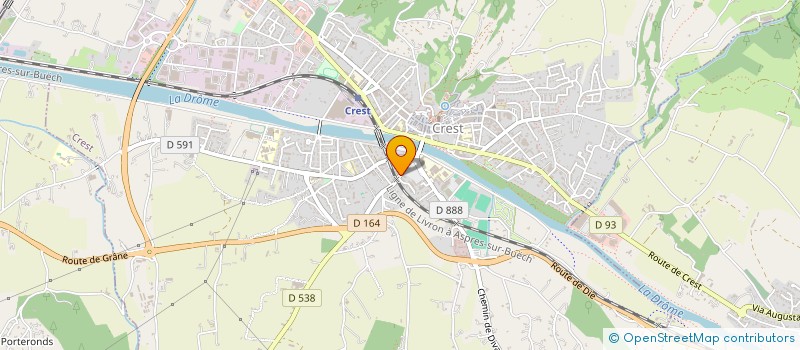 localisation de l'entreprise BANFORA  CREST