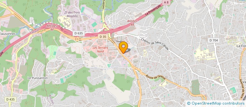 localisation de l'entreprise BANG  SAINT-RAPHAEL