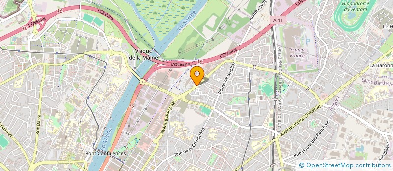 localisation de l'entreprise BANG BANG à ANGERS