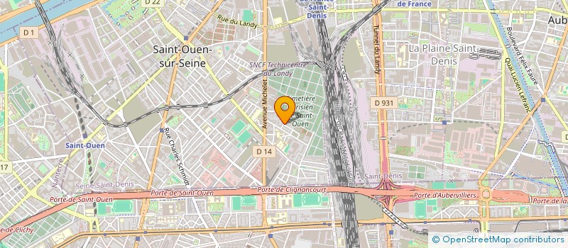 localisation de l'entreprise BANG-BANG STUDIO à SAINT-OUEN-SUR-SEINE