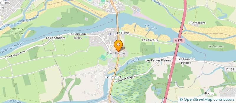 localisation de l'entreprise BANG BANG STUDIO à LES PONTS-DE-CE