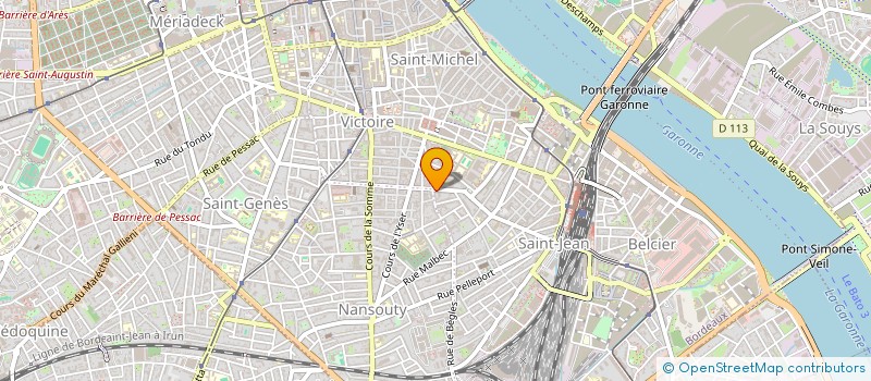 localisation de l'entreprise BANG ON YOUR CHEST  BORDEAUX