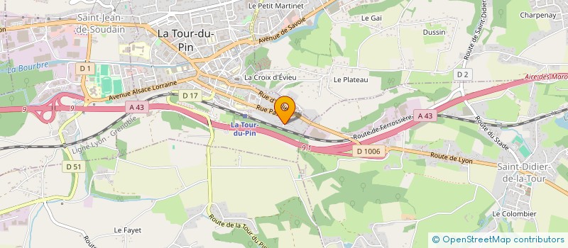 localisation de l'entreprise BANGARANG  LA TOUR-DU-PIN