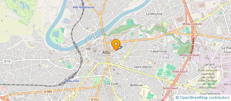 localisation de l'entreprise BANGER'S PROD  ALBI