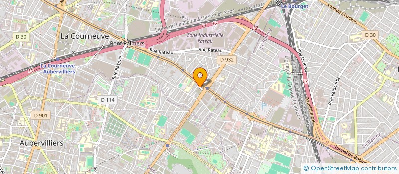 localisation de l'entreprise BANGLA CONSULTING à LA COURNEUVE