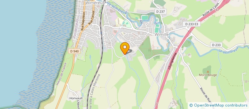 localisation de l'entreprise BANGOR  WIMILLE