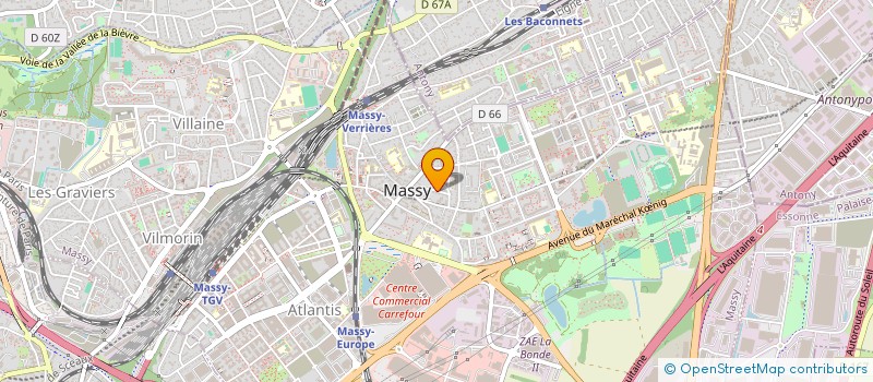 localisation de l'entreprise BANGSAR à MASSY