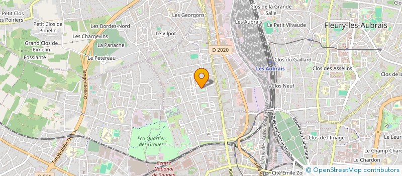 localisation de l'entreprise BANGUI CAB à ORLEANS
