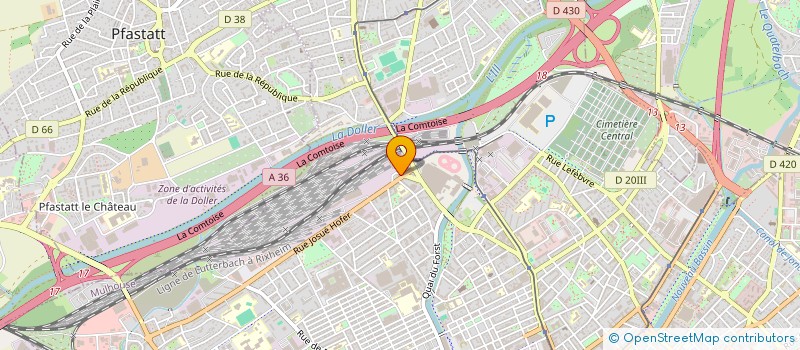 localisation de l'entreprise BANH MI VIETNAM  MULHOUSE