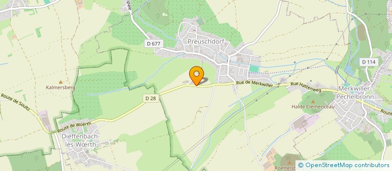 localisation de l'entreprise BANHOLZER  MERKWILLER-PECHELBRONN