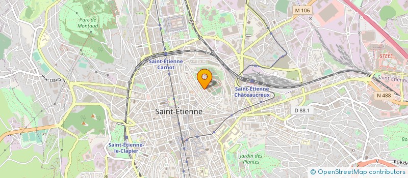 localisation de l'entreprise BANIAN à SAINT-ETIENNE