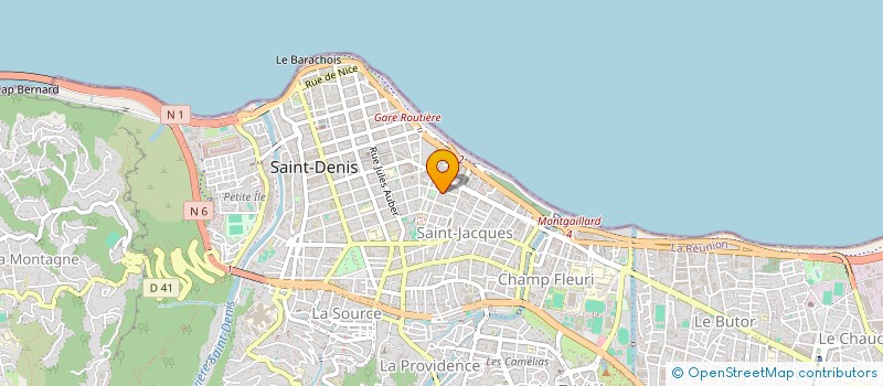 localisation de l'entreprise BANIAN HOLDING à SAINT-DENIS