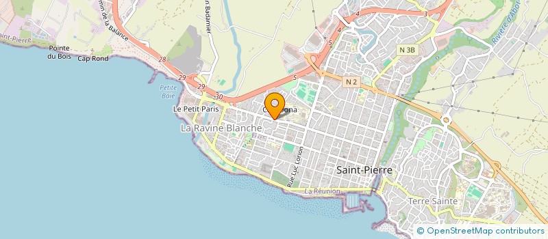 localisation de l'entreprise BANIAN LH à SAINT-PIERRE