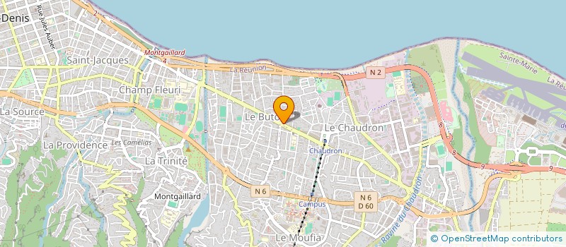 localisation de l'entreprise BANIAN LOC 11 à SAINT-DENIS