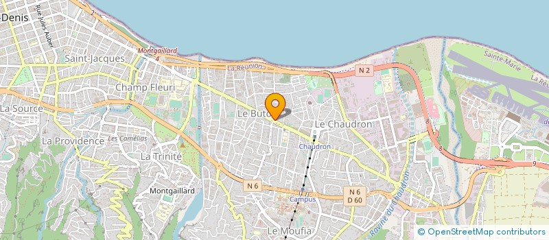 localisation de l'entreprise BANIAN LOC 19 à SAINT-DENIS