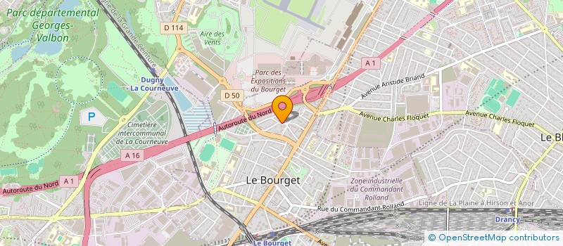localisation de l'entreprise BANII.B à LE BOURGET