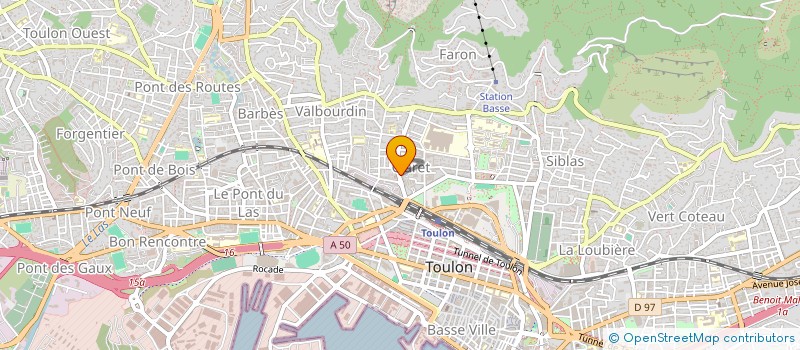 localisation de l'entreprise BANIM  TOULON