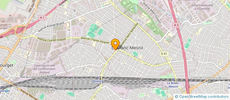 localisation de l'entreprise BANIWAY à LE BLANC-MESNIL