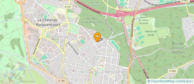 localisation de l'entreprise BANJO CONSULTING  LE CHESNAY-ROCQUENCOURT
