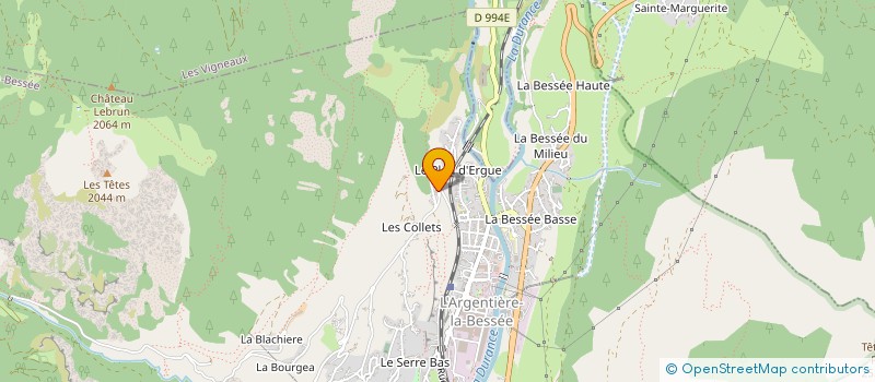 localisation de l'entreprise BANKES SAILING  L'ARGENTIERE-LA-BESSEE