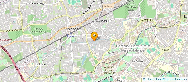 localisation de l'entreprise BANKROUTE à PESSAC