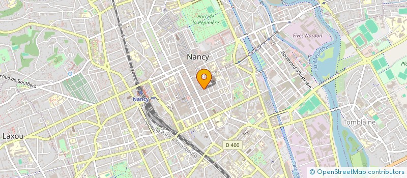localisation de l'entreprise BANLIEU Z'ARTS JEUNES PREMIERS à NANCY