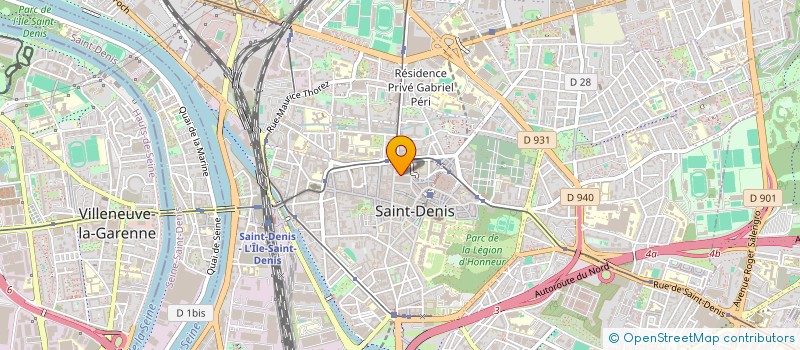 localisation de l'entreprise BANLIEUE DIVERSITE RADIO (BDR FM) à SAINT-DENIS