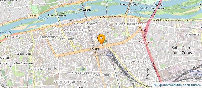 localisation de l'entreprise BANLIEUE OUEST  TOURS