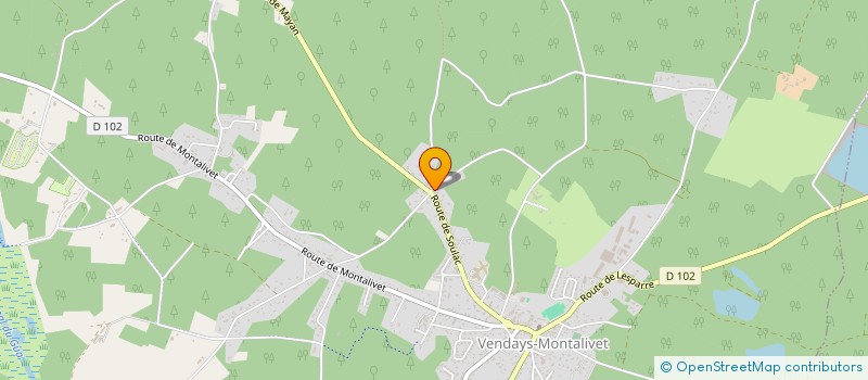 localisation de l'entreprise BANLIEUE VAGUE  VENDAYS-MONTALIVET