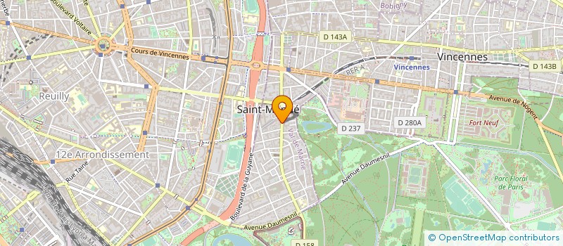 localisation de l'entreprise BANLIEUES ACTIVES à SAINT-MANDE
