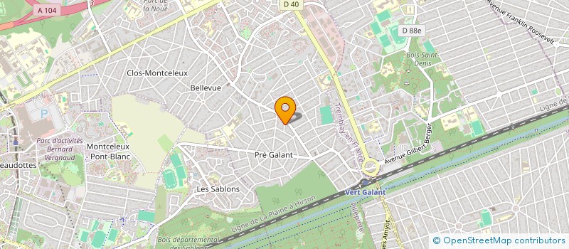 localisation de l'entreprise BANNERET à VILLEPINTE