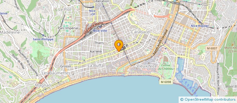 localisation de l'entreprise BANNERET STUDIO à NICE
