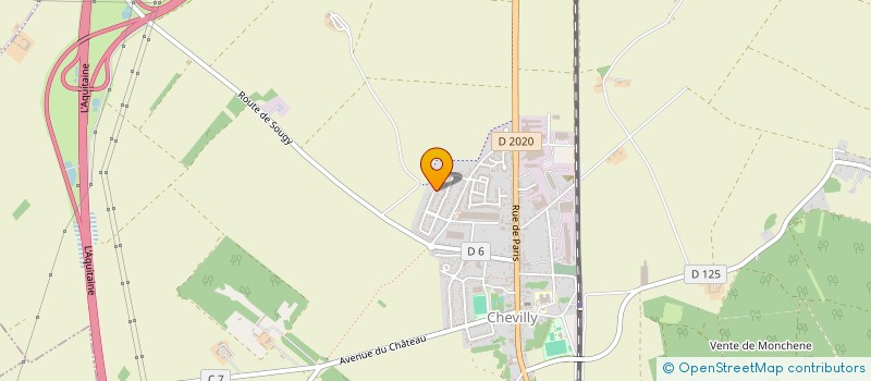 localisation de l'entreprise BANNIER1623  CHEVILLY