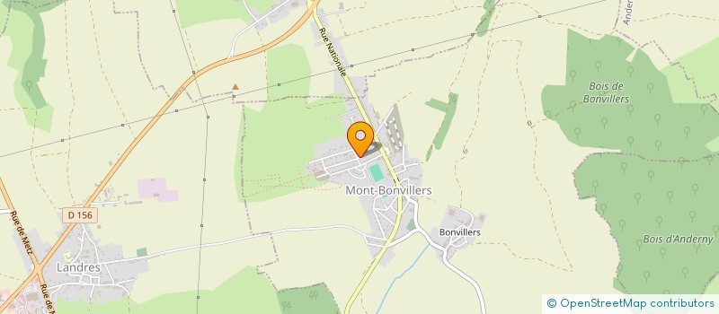 localisation de l'entreprise BANNIERS  MONT-BONVILLERS