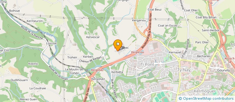 localisation de l'entreprise BANNOU HEOL à QUIMPER