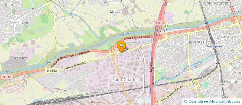 localisation de l'entreprise BANO à PERPIGNAN